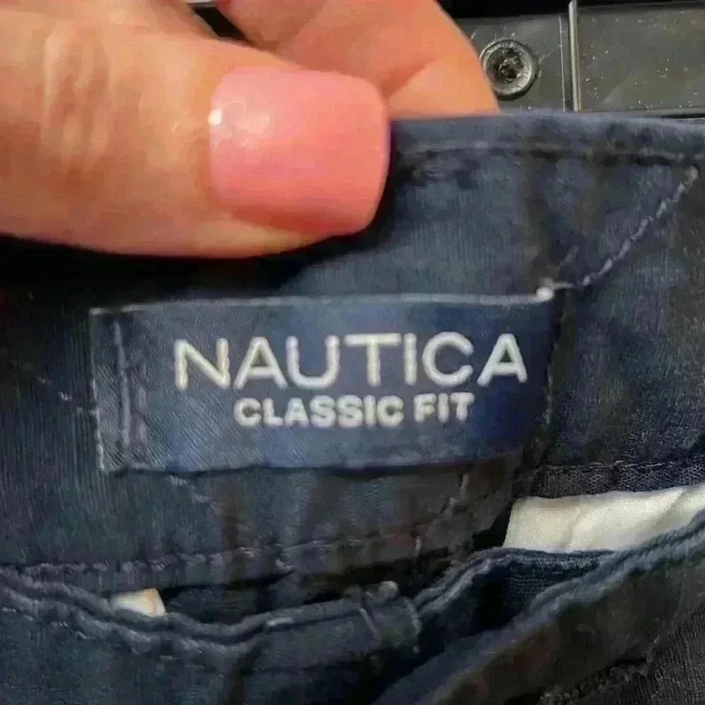 Nautica Cargo Shorts Size 32 Navy